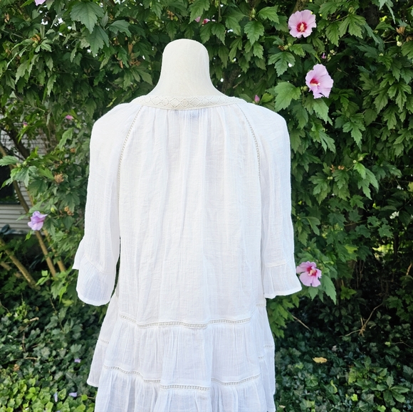 (2) White Blouses - Size Large & Small - Picture 3 of 9